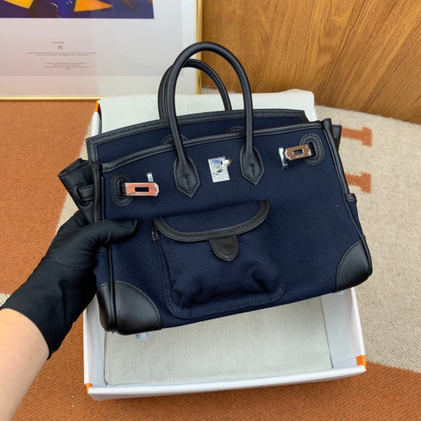 H**mes cargo birkin bag canvas and swift 25
