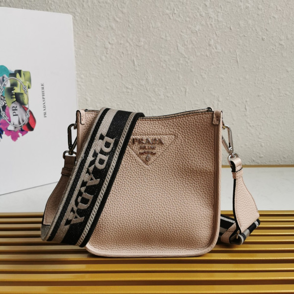 Pra*a leather mini shoulder bag