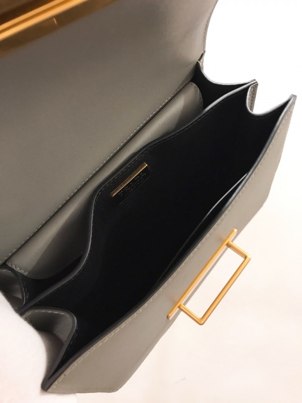 Pra*a cahier leather shoulder bag