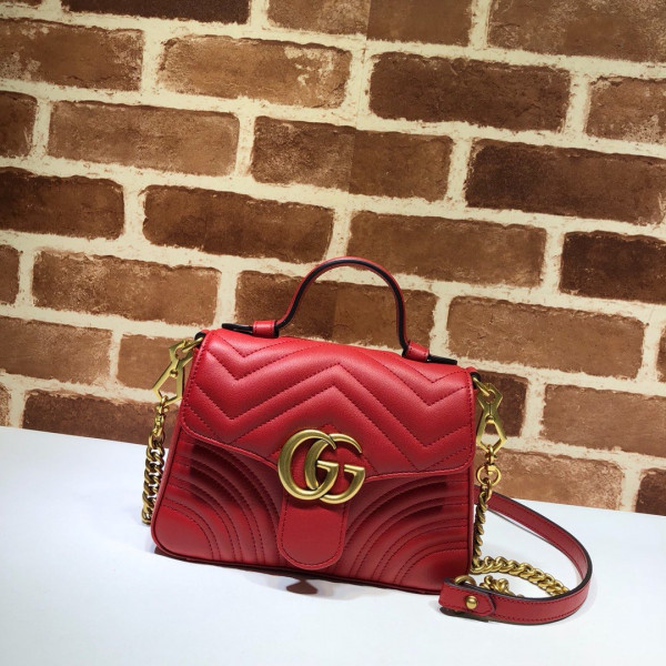G*u*i gg marmont mini top handle bag