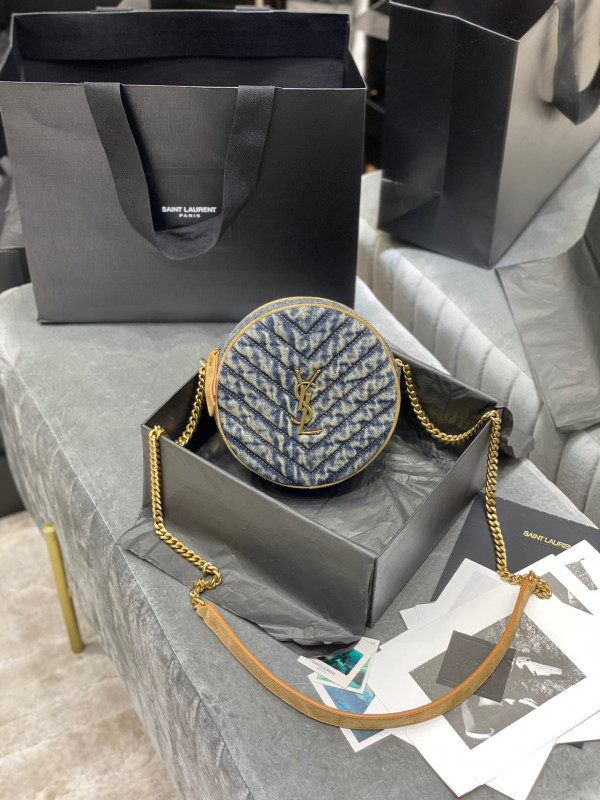 Y*L vinyle round camera bag