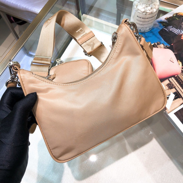 Pra*a nylon hobo bag