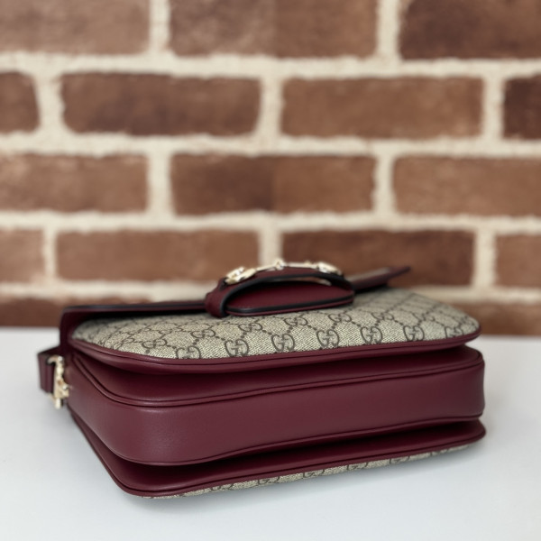 G*u*i horsebit 1955 soft small shoulder bag-25.9*17.5*9.9cm