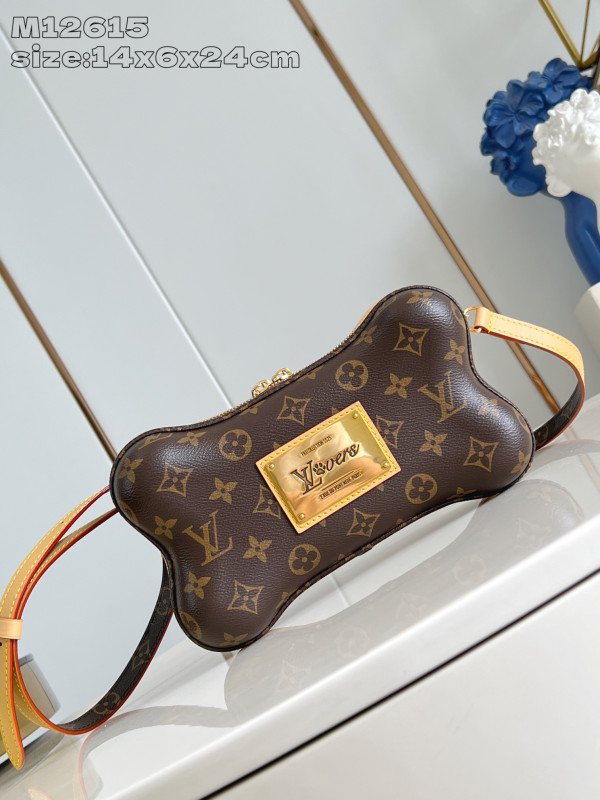 l0*is V*t0n bone wearable wallet-14*6*24cm