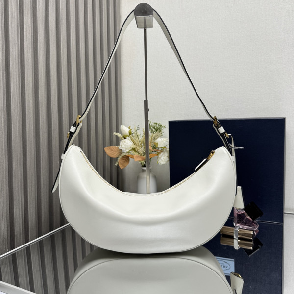 Pra*a demi-lune large shoulder bag-42*19.5*8.5cm