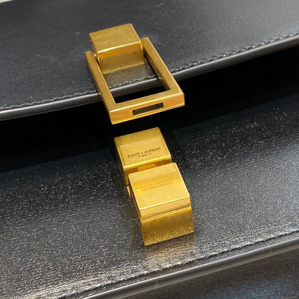 Y*L loulou carre satchel in smooth leather